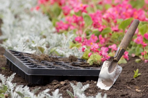 Professional garden makeover work in a Sutton residential garden