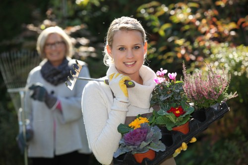 Commercial and residential landscaping Sutton with seasonal planting